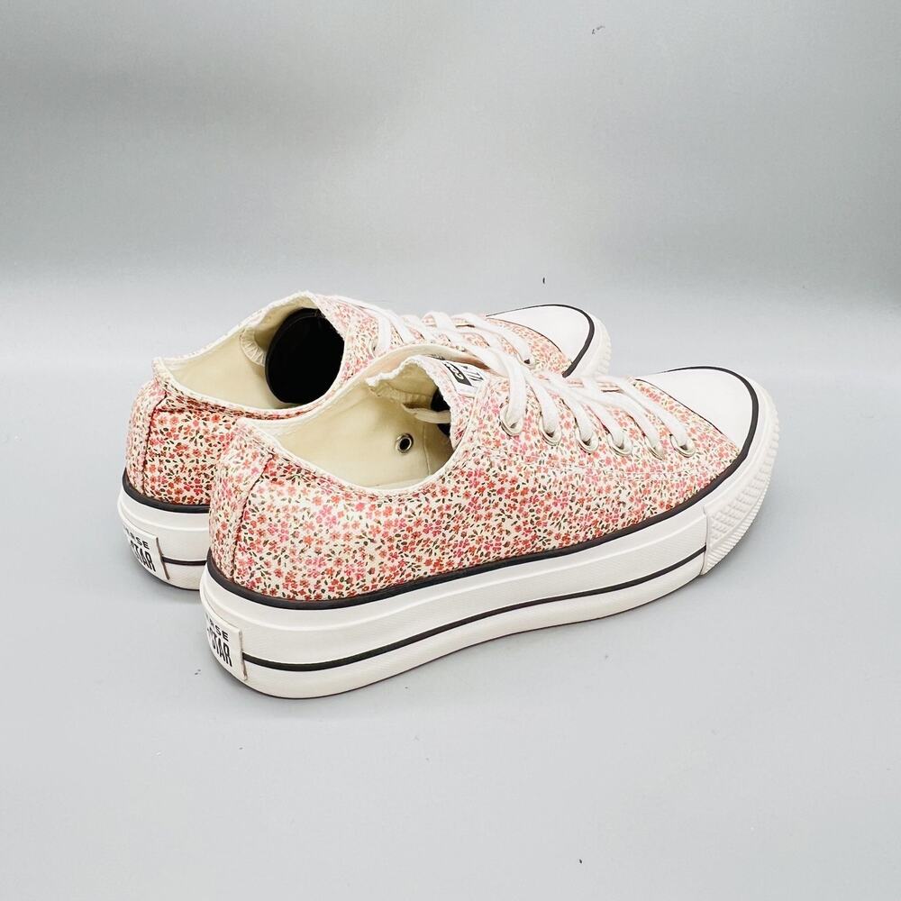 Converse Shoes Womens 6.5 Pink Floral Chuck Taylor All Star Platform Sneakers - Picture 7 of 11
